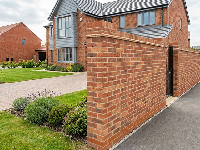 new build boundary wall sub serv small