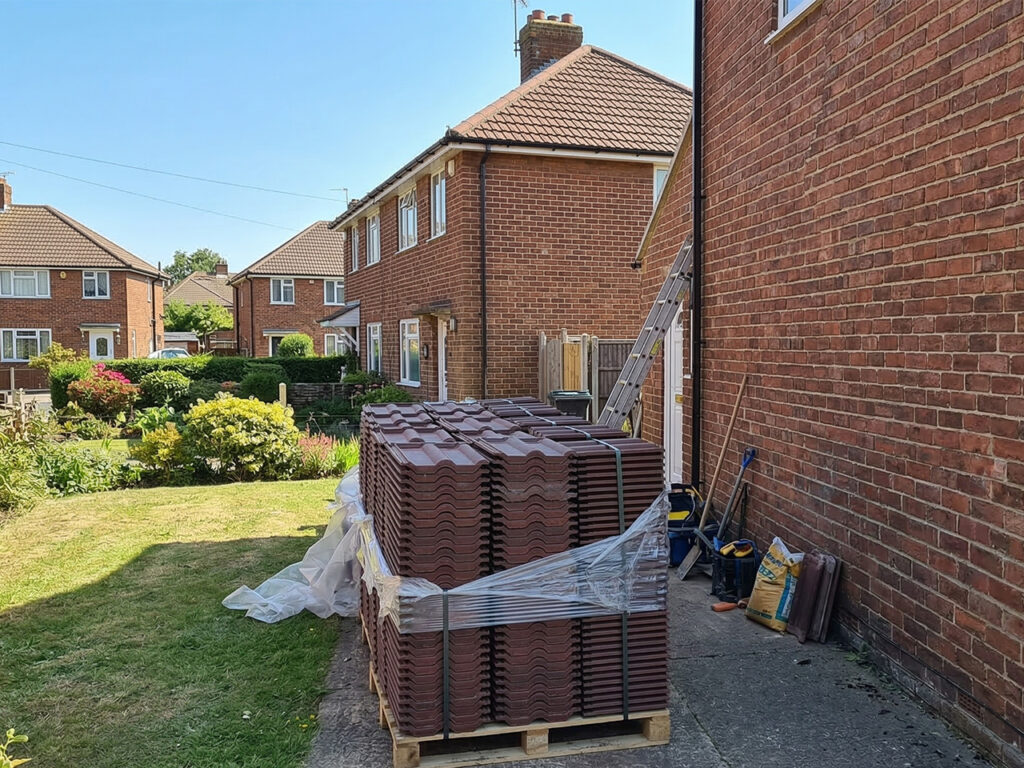 stack of roof tiles sub serv large